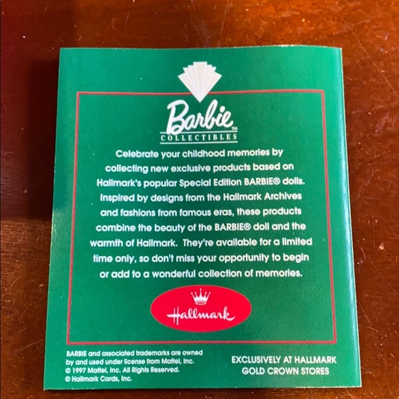 1997 Barbie ornament with box - Picture 9 of 9